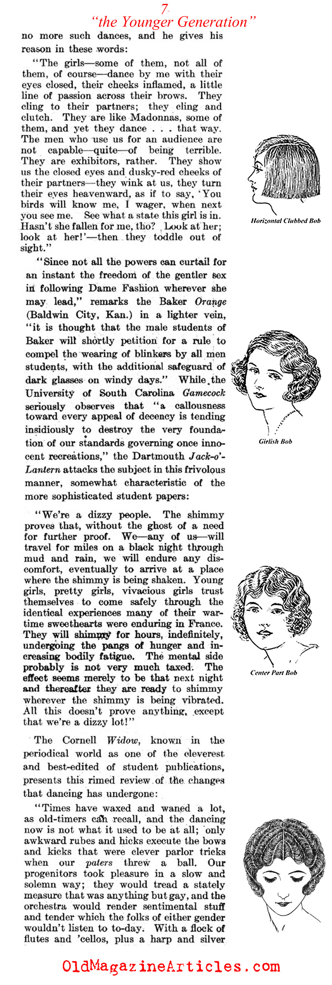 ''Is the Younger Generation in Peril?'' (Literary Digest, 1921)