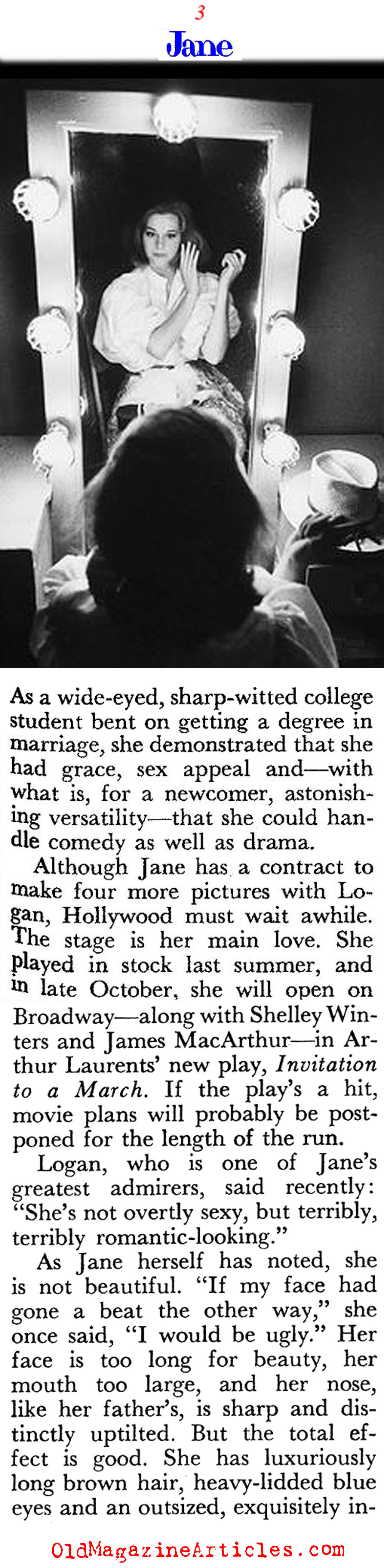 Jane Fonda (Pageant Magazine, 1960)