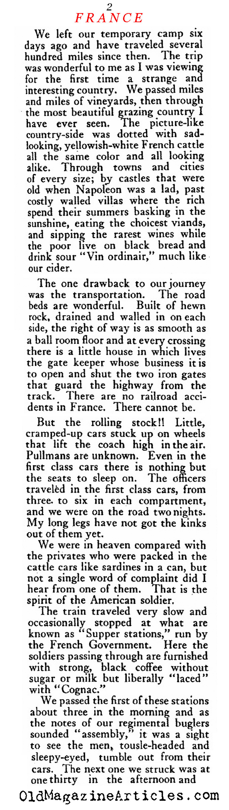 Wide-Eyed and Fresh Off the Boat (Outing Magazine, 1917)