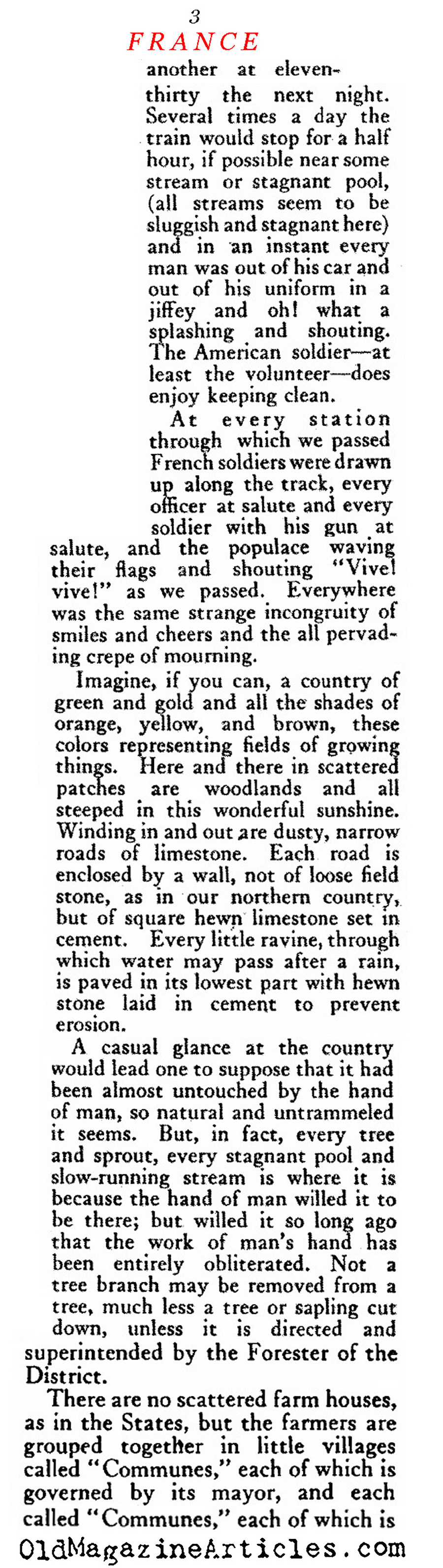 Wide-Eyed and Fresh Off the Boat (Outing Magazine, 1917)