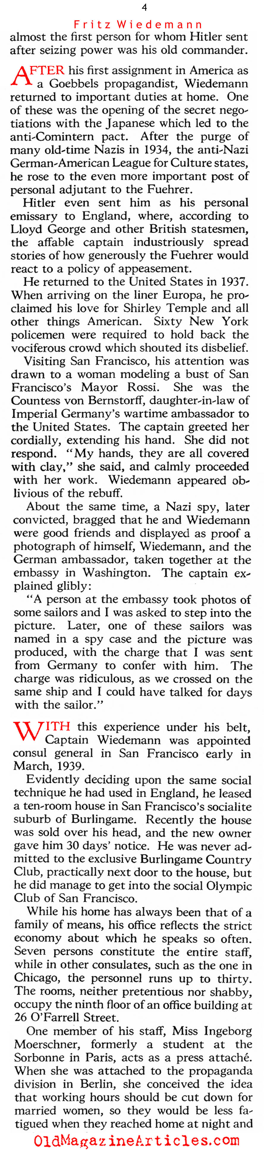 Friend of the Allies (The American Magazine, 1940)