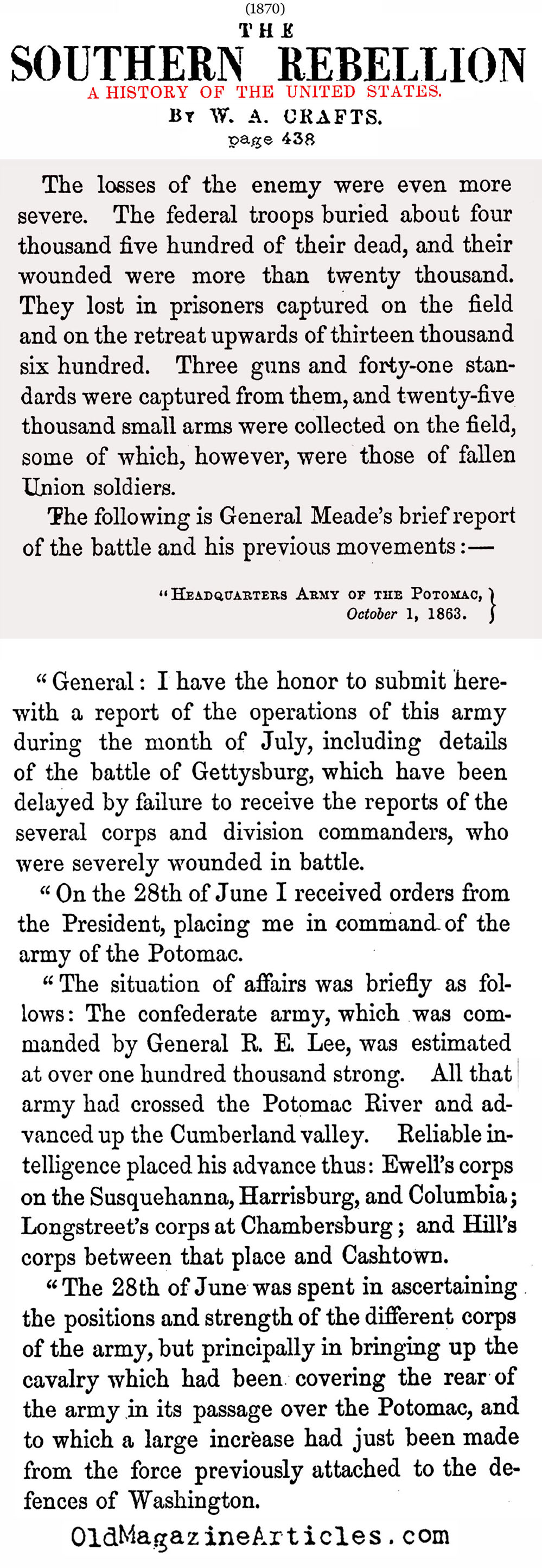 Реферат: General George Meade Essay Research Paper General