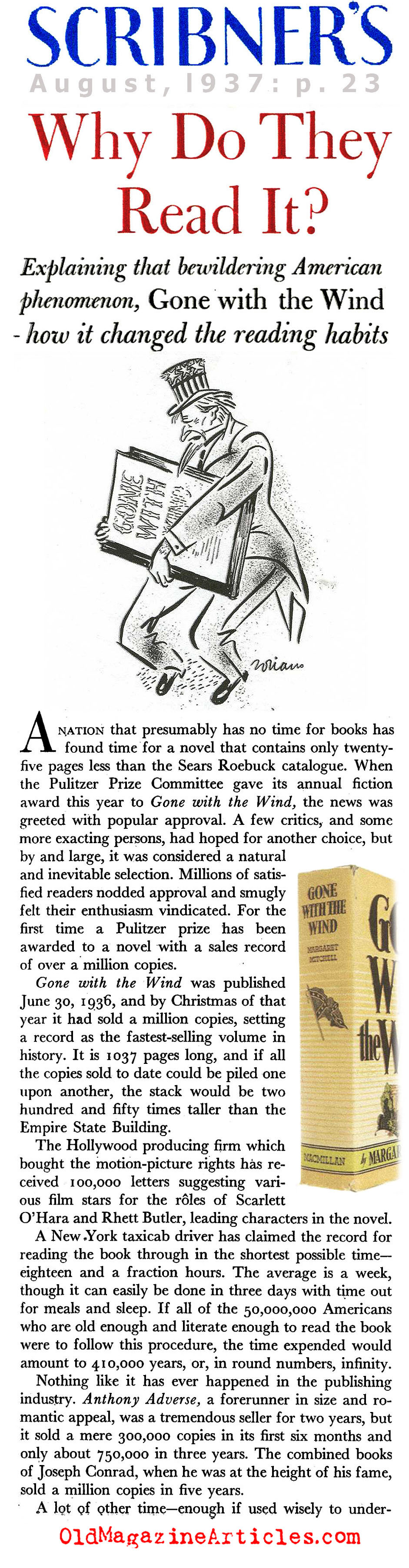 A Bewildering American Phenomenon (Scribner's Magazine, 1937)