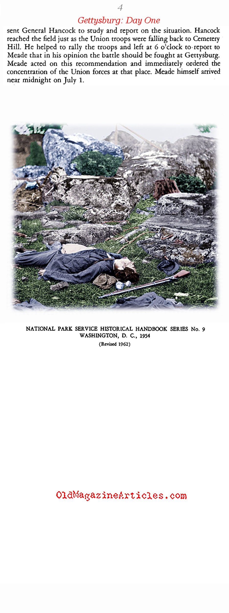 The Battle of Gettysburg: Day One (National Park Service, 1954)