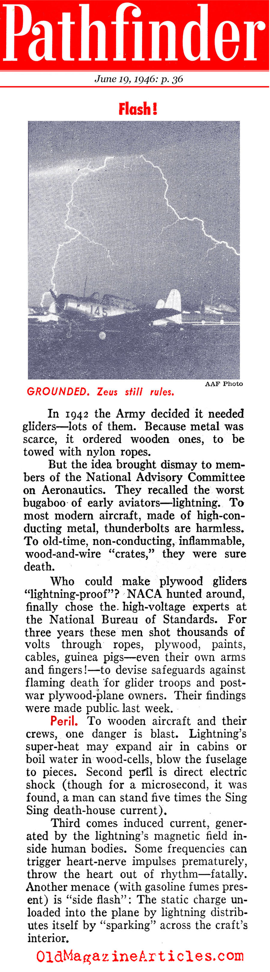 Dealing with Lightning (Pathfinder Magazine, 1946)