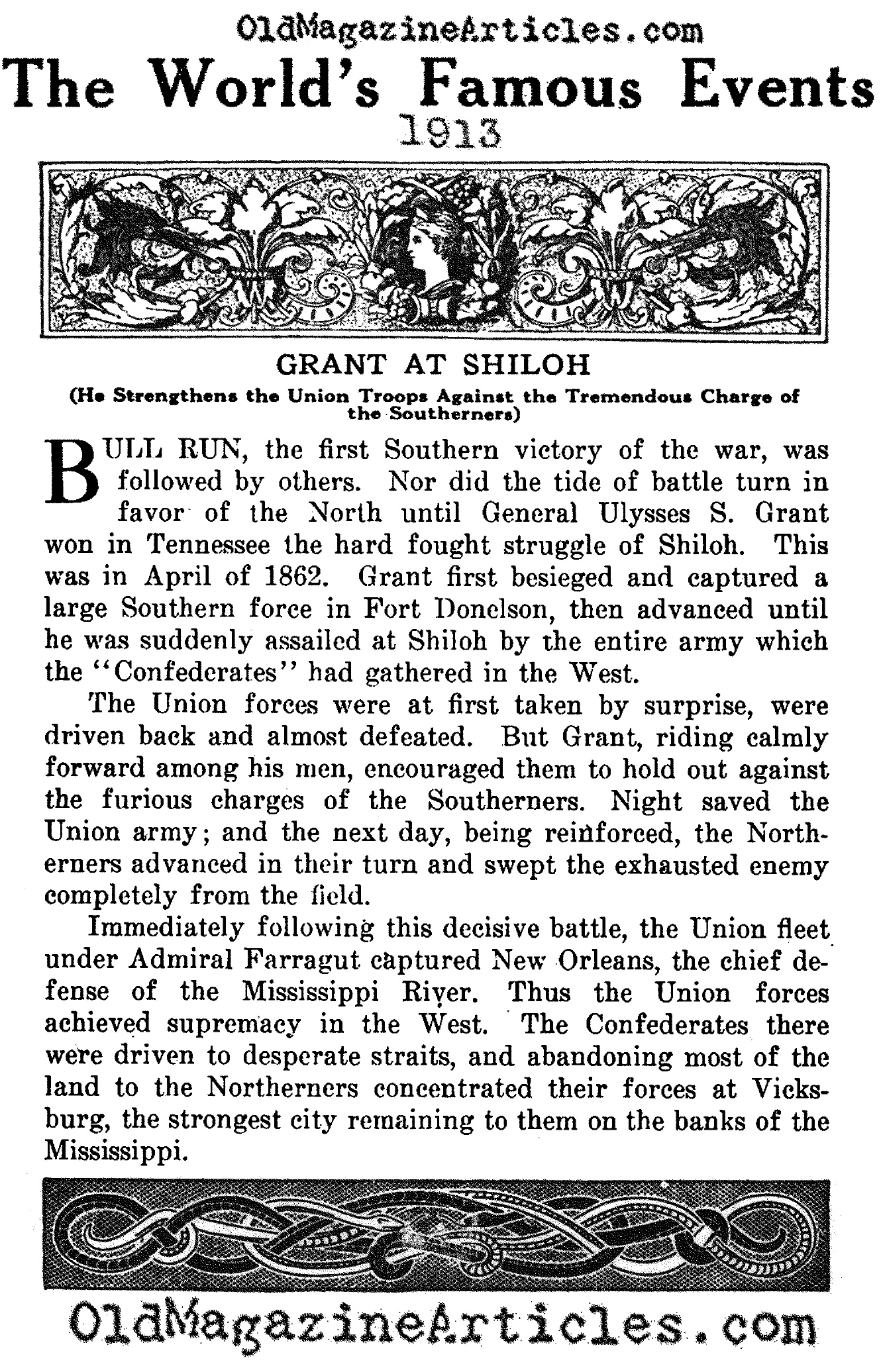 Реферат: Battle Of Shiloh Essay Research Paper BATTLE