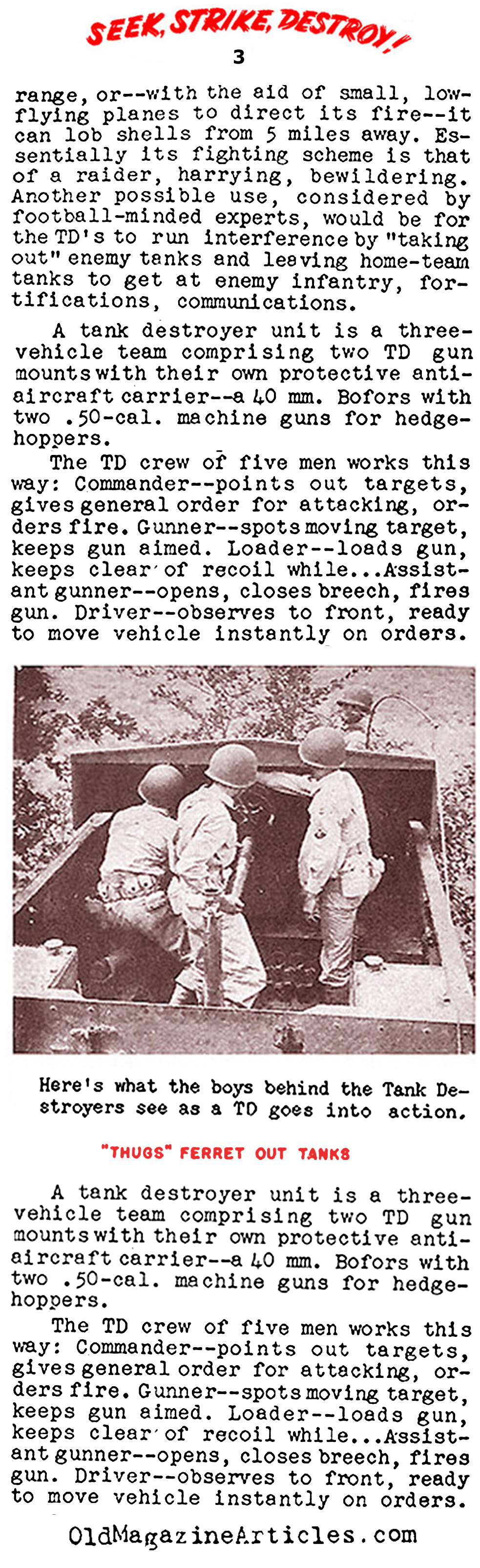 American Tank Destroyers (America's Alertmen, 1942)