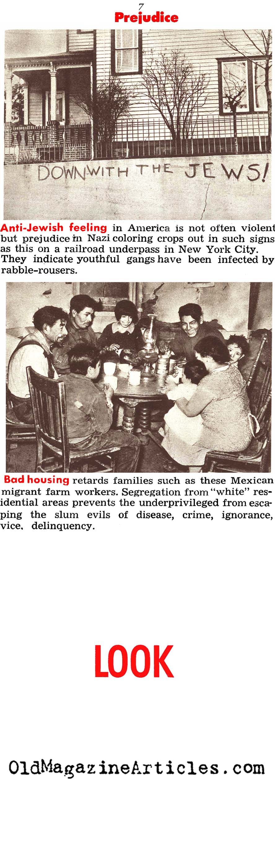Prejudice on the Home Front (Look Magazine, 1945)