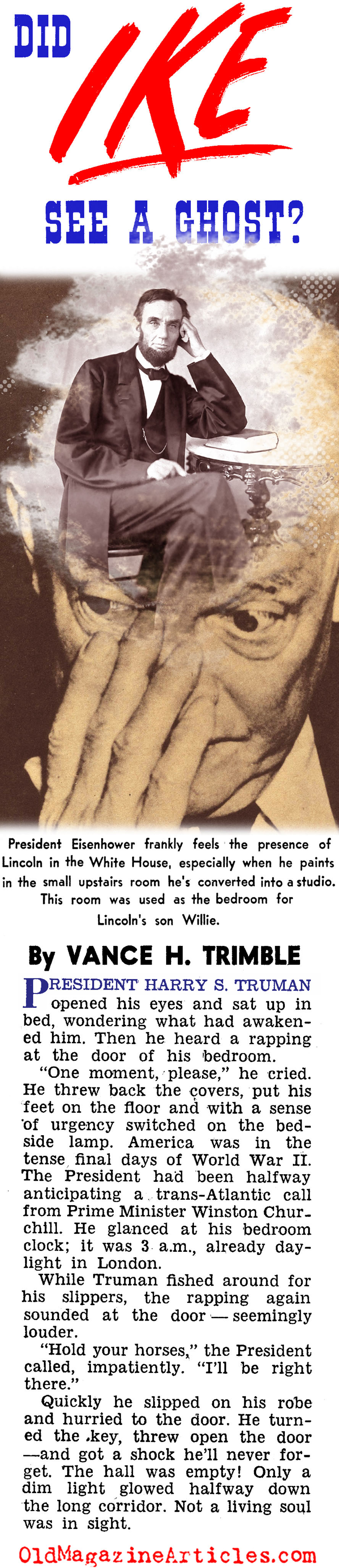 Haunted White House (Sir! Magazine, 1958)