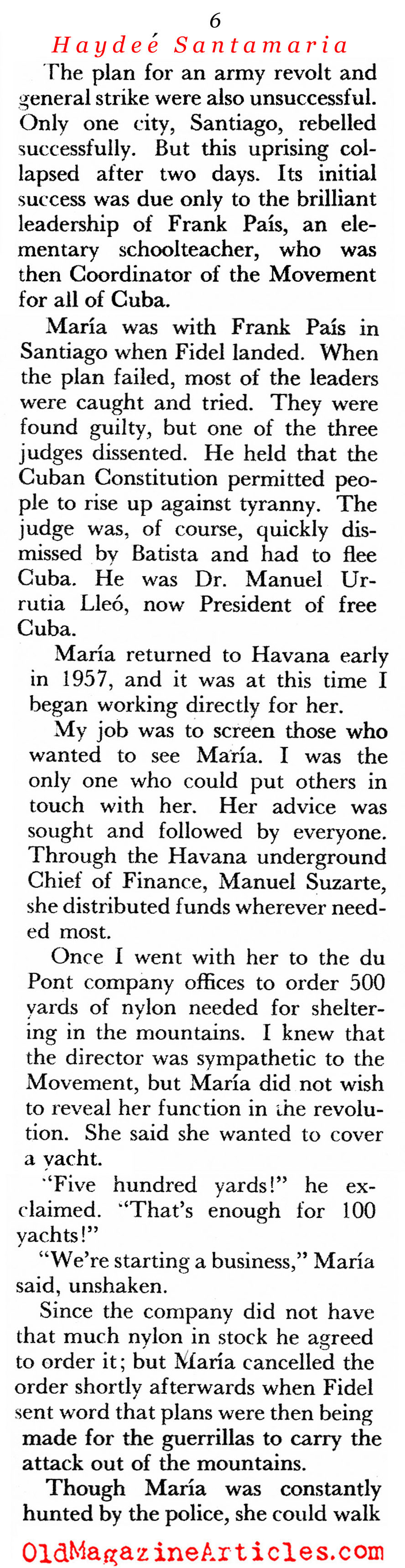 The Woman of the Revolution (Coronet Magazine, 1959)