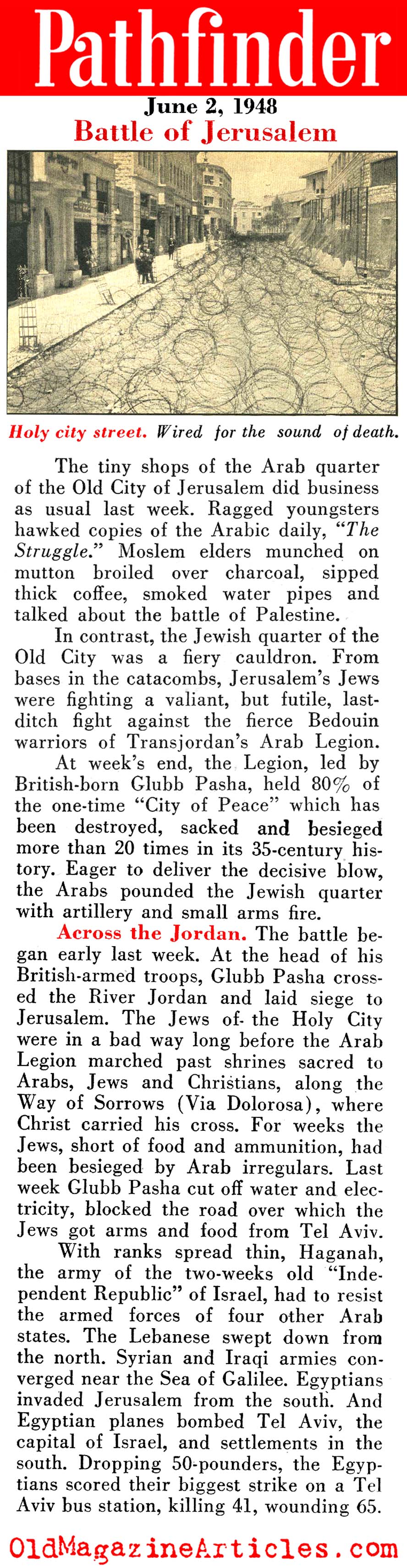 The Battle for the City of Peace (Pathfinder Magazine, 1948)
