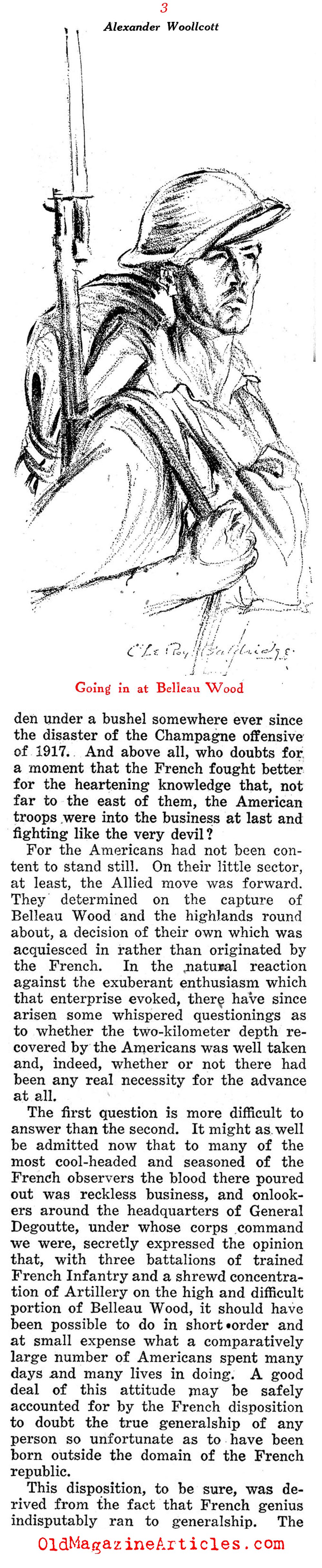 ''The Truth About Chateau-Thiery'' (Home Sector, 1919)