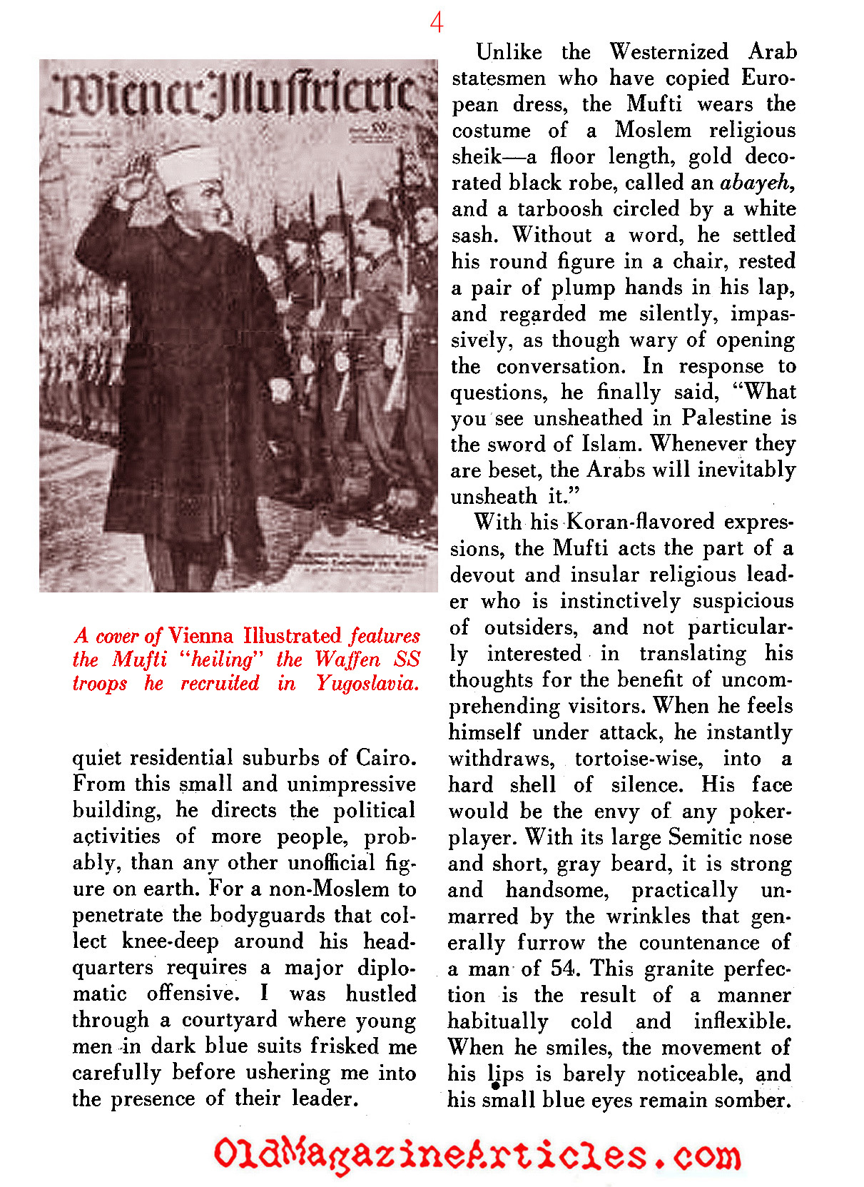 Hitler's Man in Jerusalem ('48 Magazine, 1948)