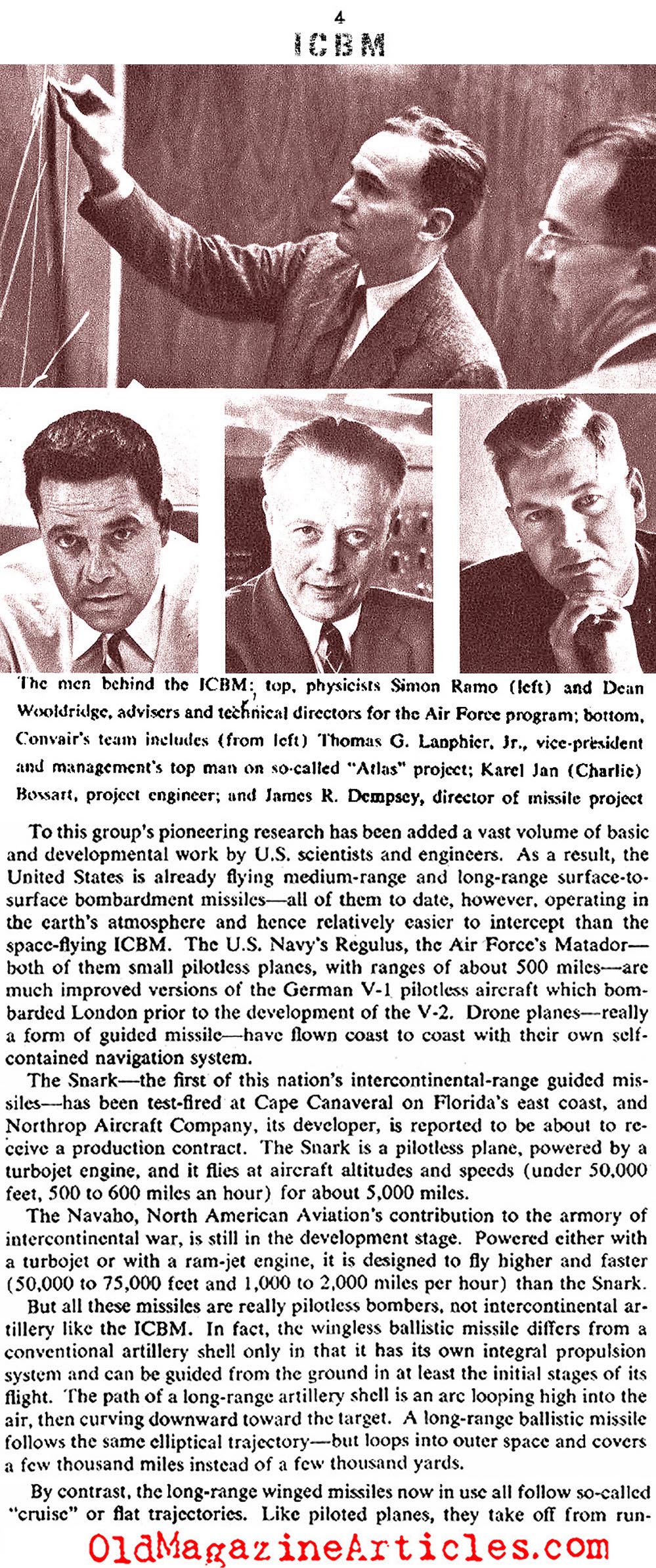 The ICBM (Collier's Magazine, 1956)