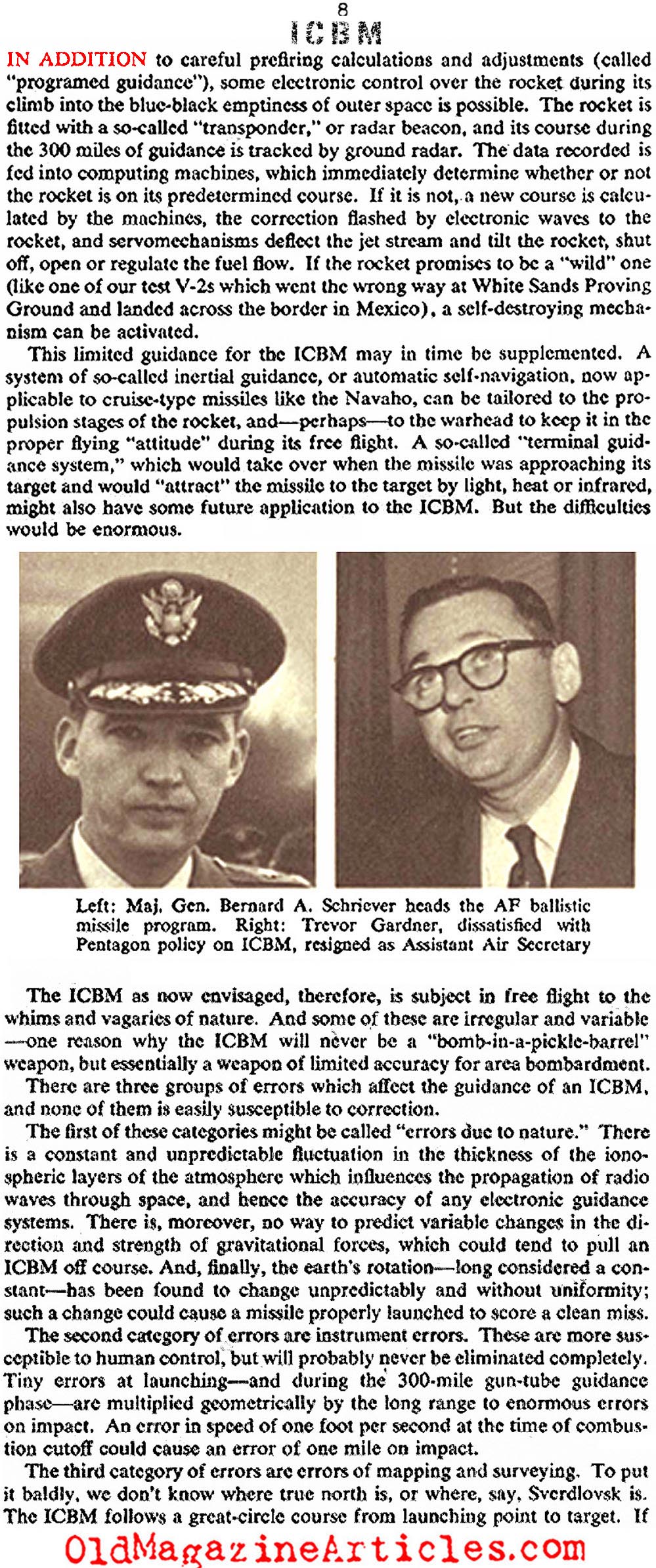 The ICBM (Collier's Magazine, 1956)