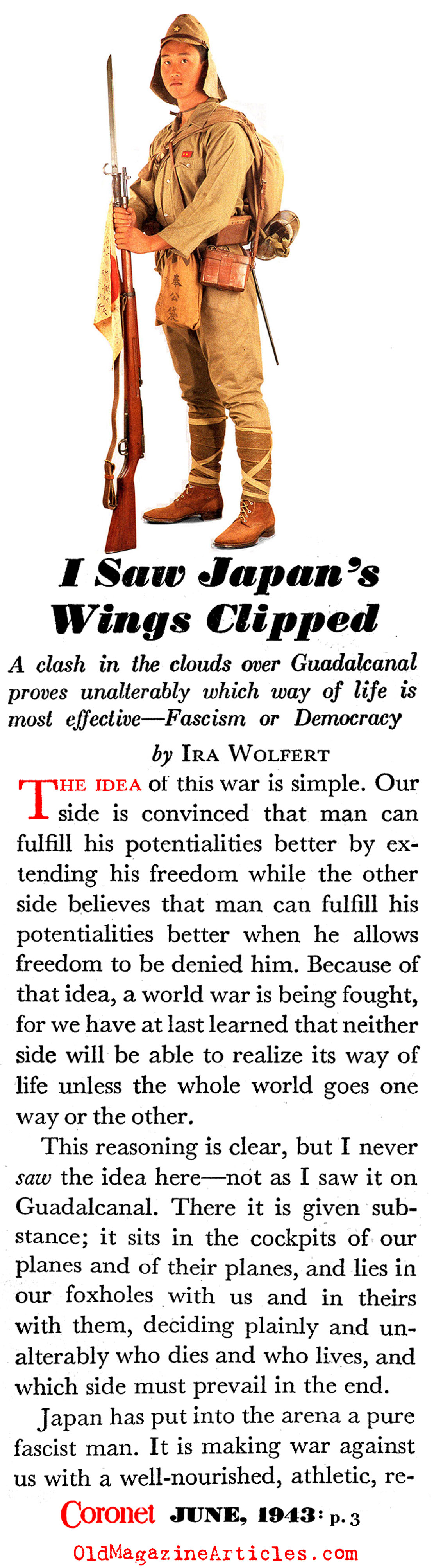 Liberty v. Fascism (Coronet Magazine, 1943)