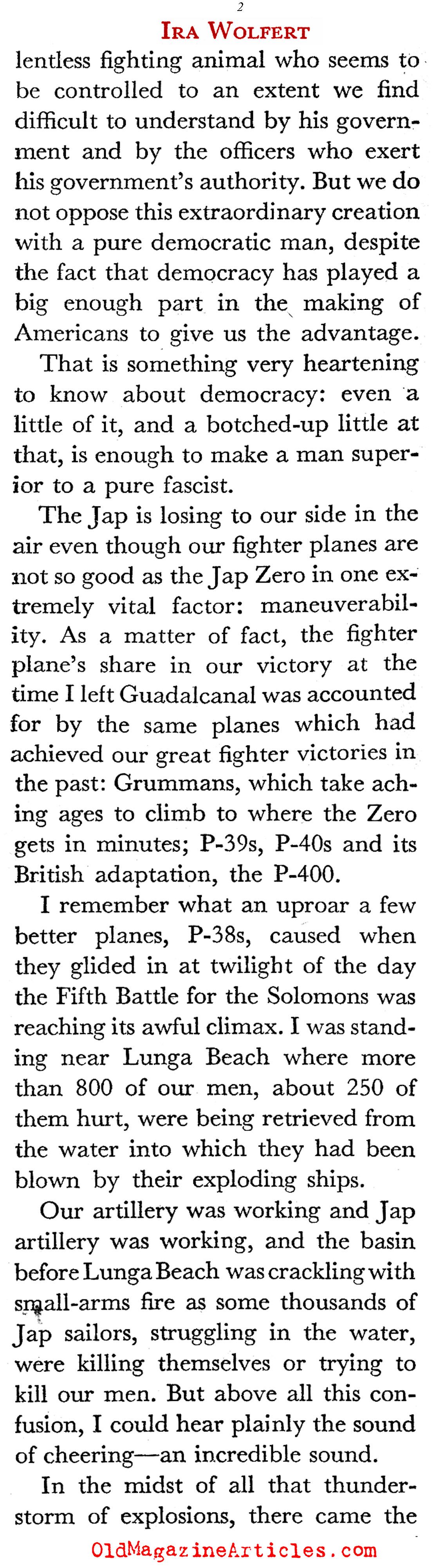 Liberty v. Fascism (Coronet Magazine, 1943)