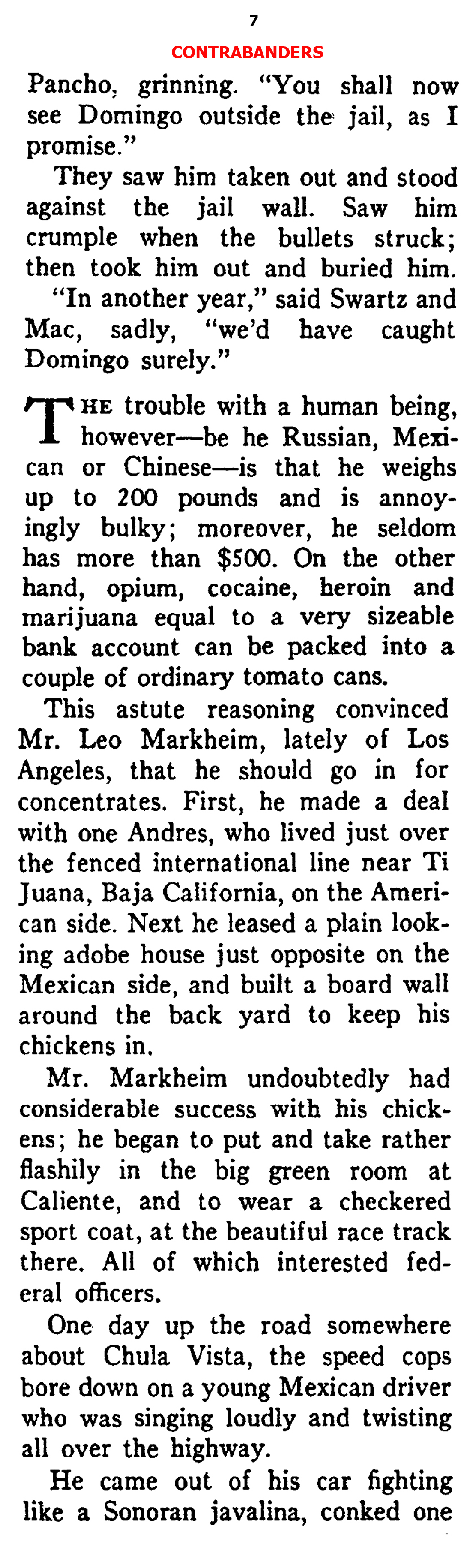 There was Illegal Immigration from Mexico Back Then, Too (Ken Magazine, 1938)