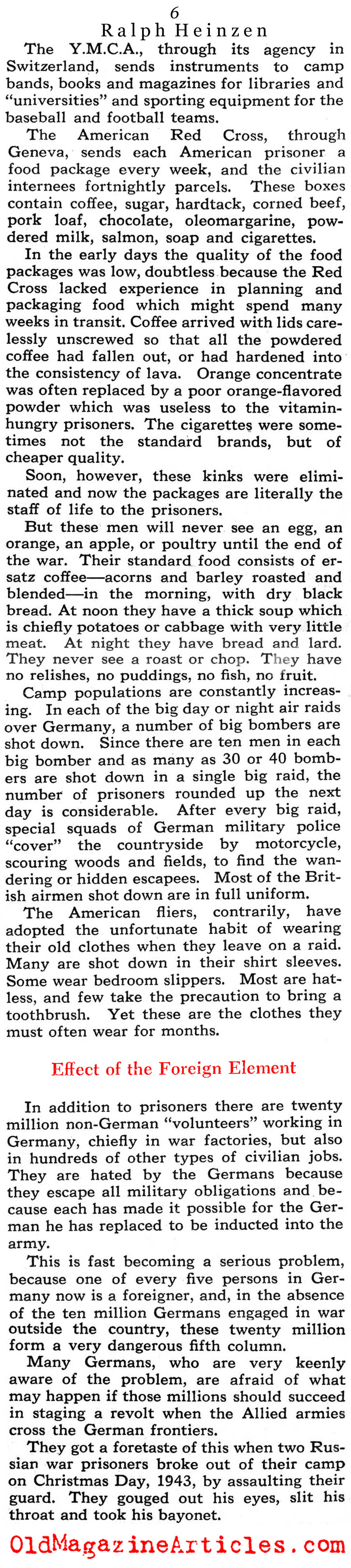 Inside Germany (Collier's Magazine, 1944)