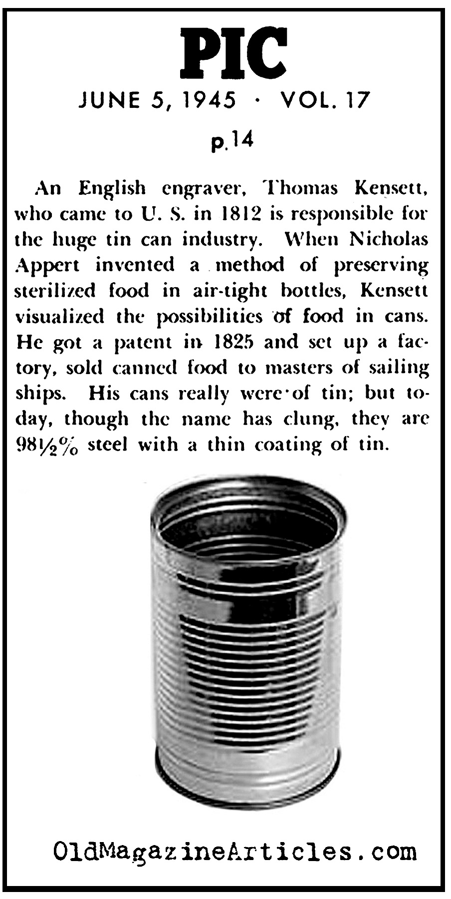 The Tin Can (Click Magazine, 1945)