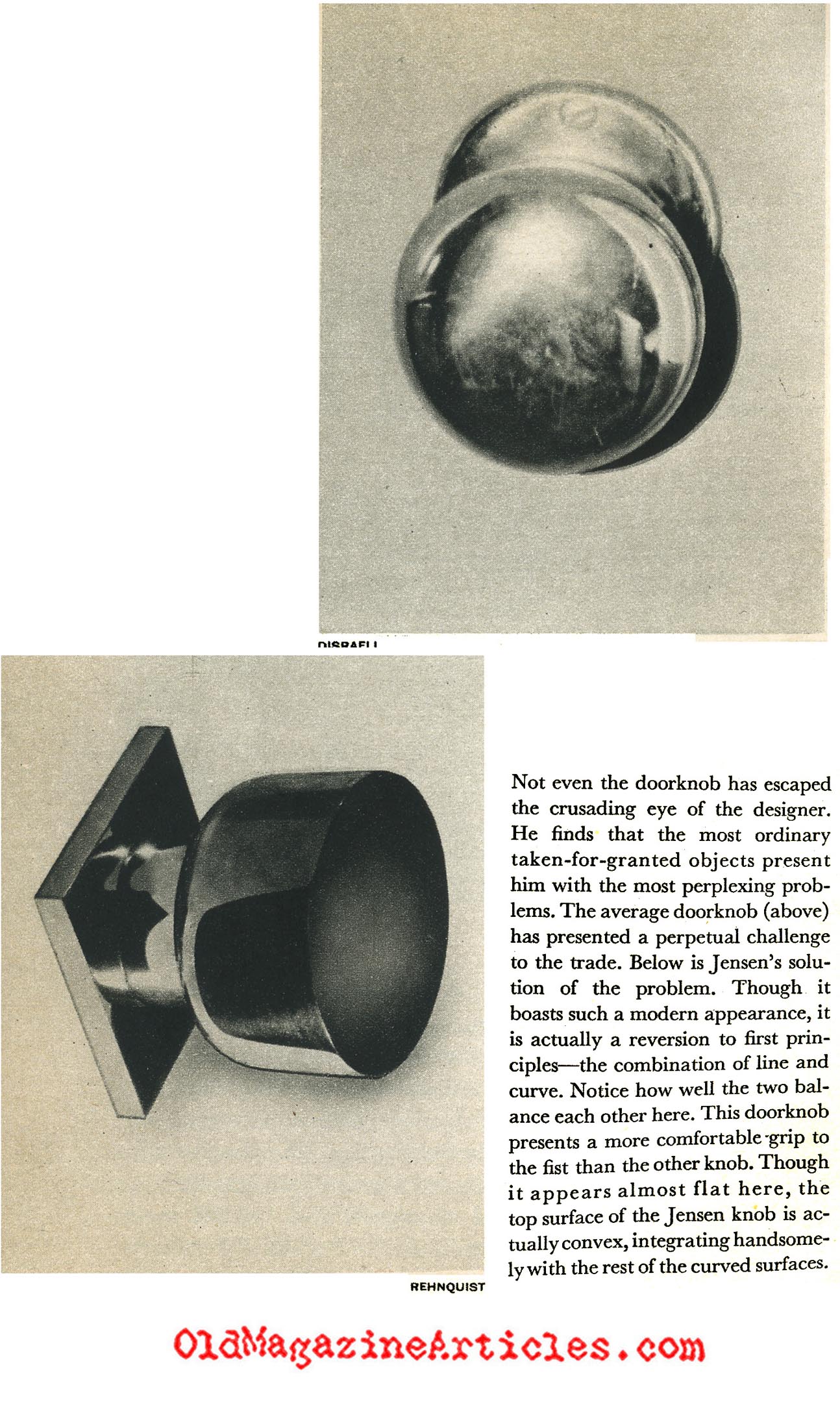 The Designs of Gustav Jensen (Coronet Magazine, 1940)