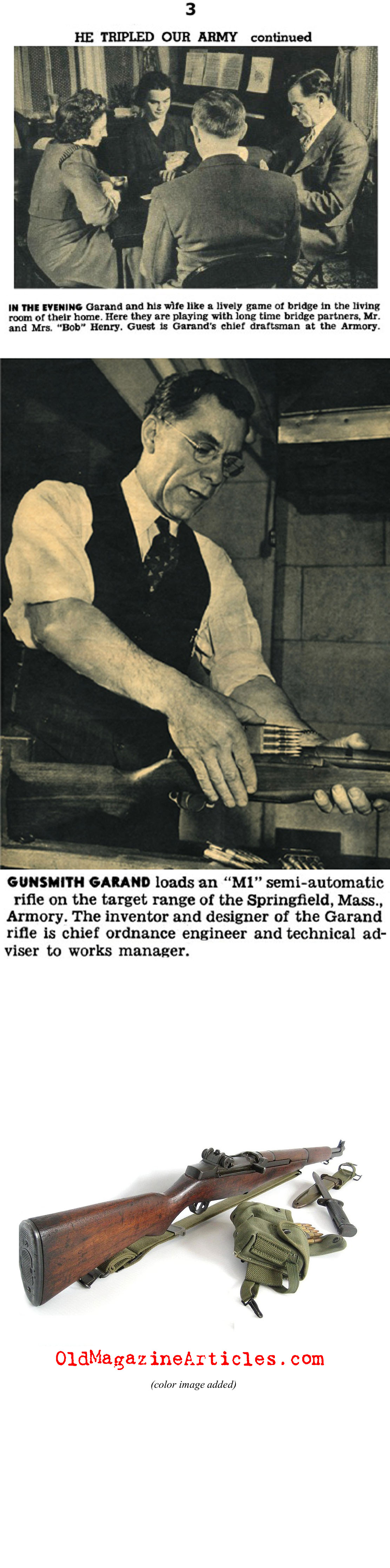 John Garand: Inventor of the M1 Garand (Click Magazine, 1944)