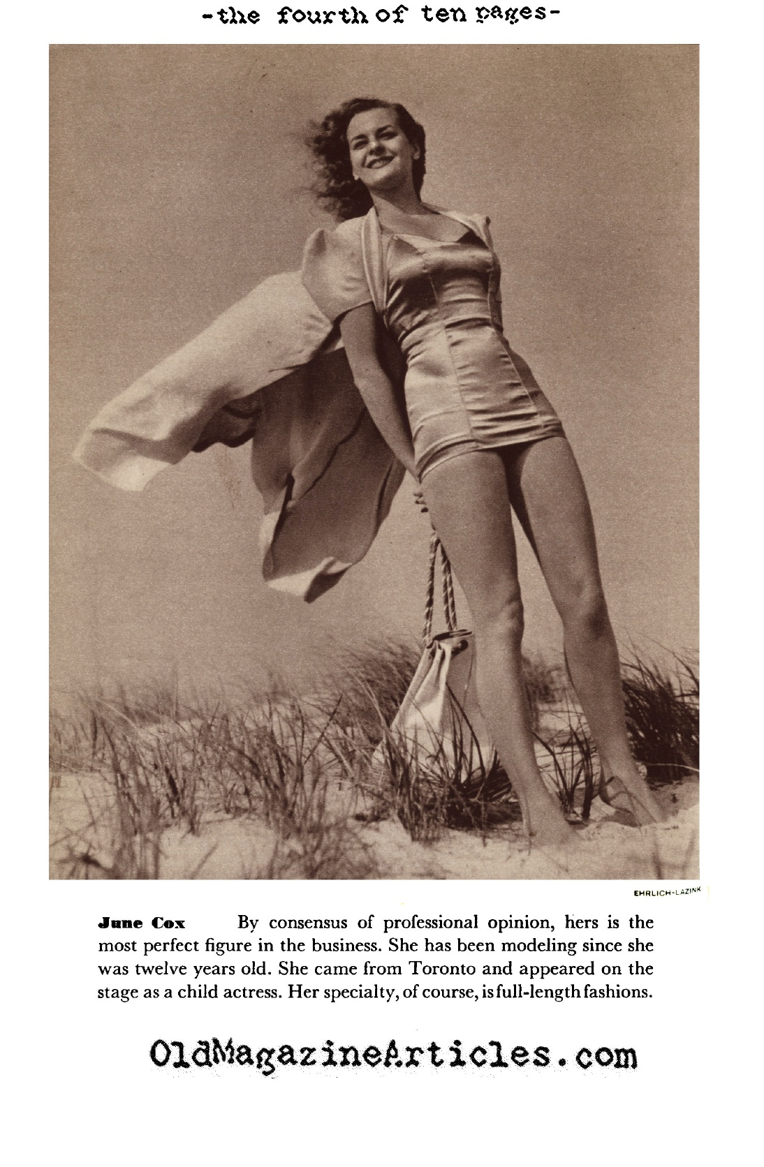 The John Powers Modeling Agency (Coronet Magazine, 1941)