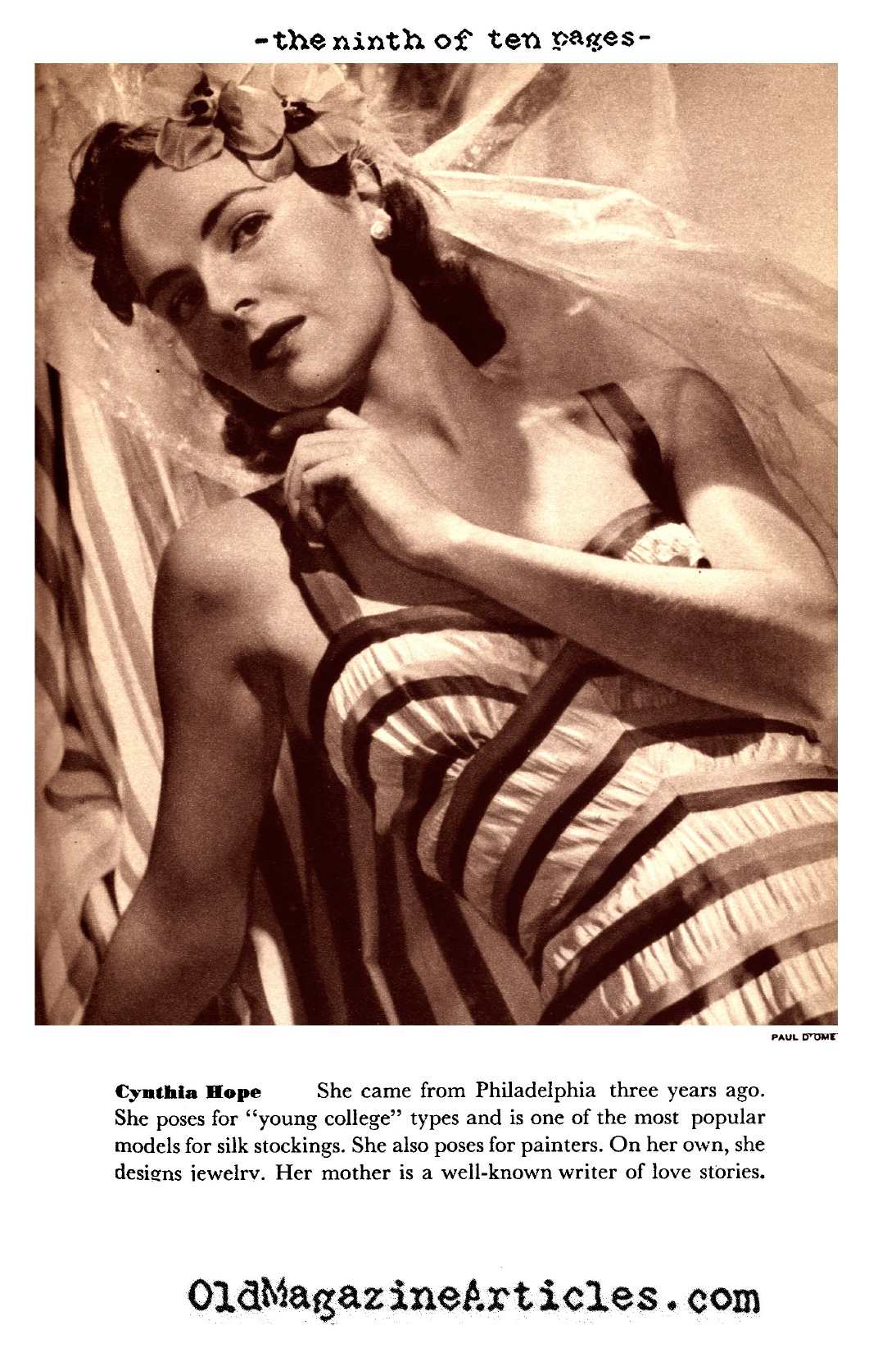 The John Powers Modeling Agency (Coronet Magazine, 1941)