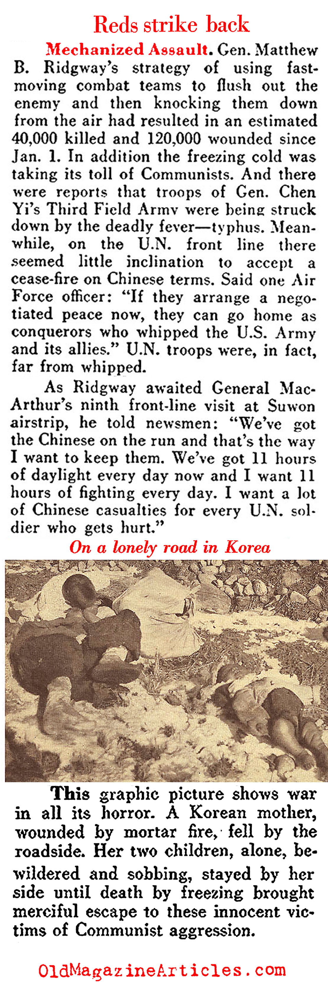 The Reds Take it on the Chin (Pathfinder Magazine, 1951)