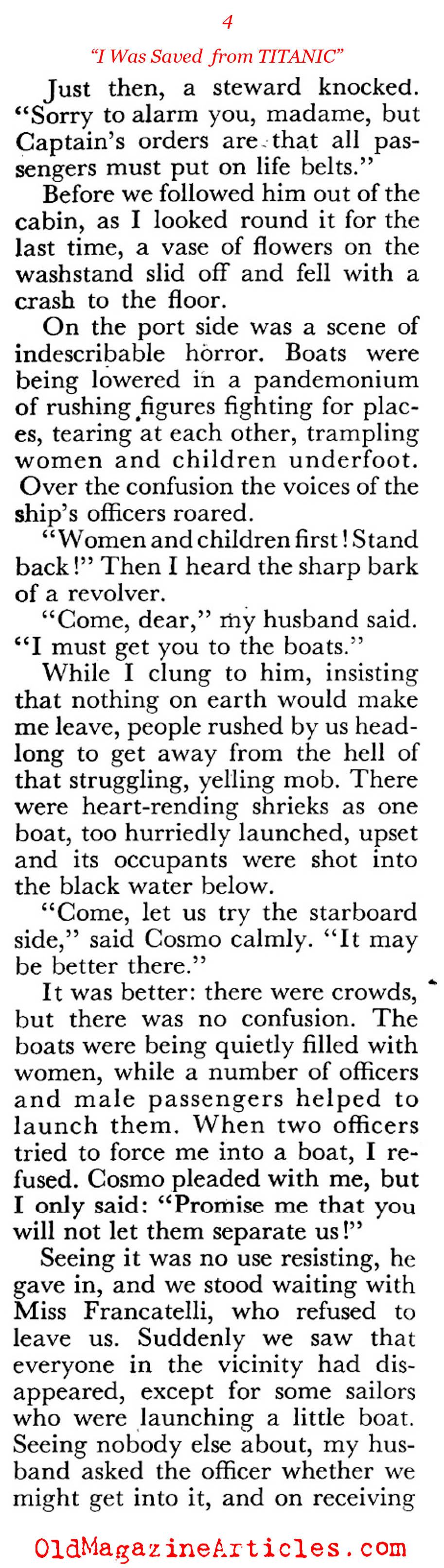 How I was Saved  (Coronet Magazine, 1951)