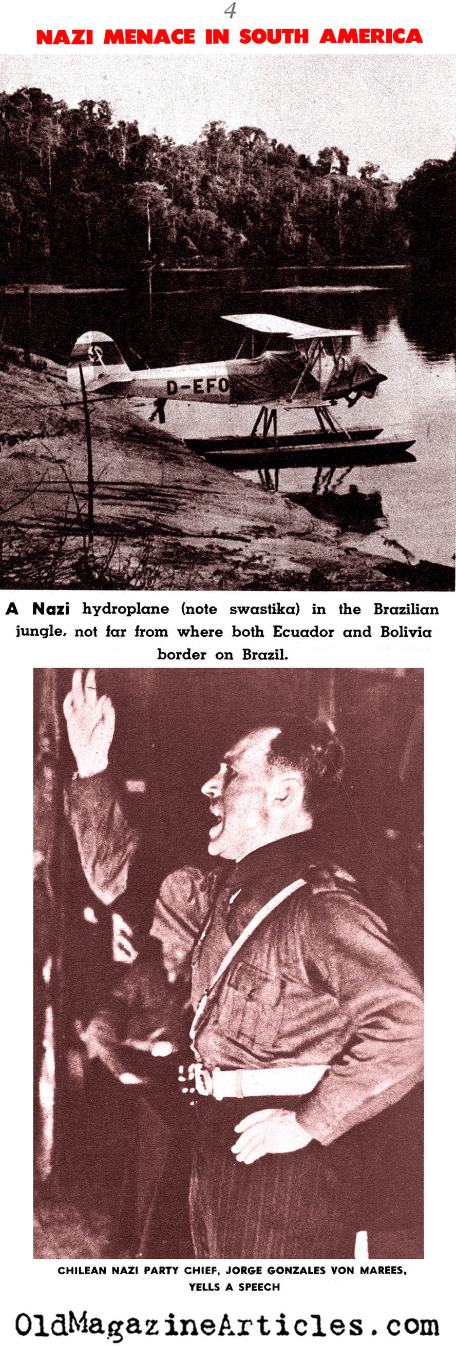 Nazis in Latin America (Spot Magazine, 1941)