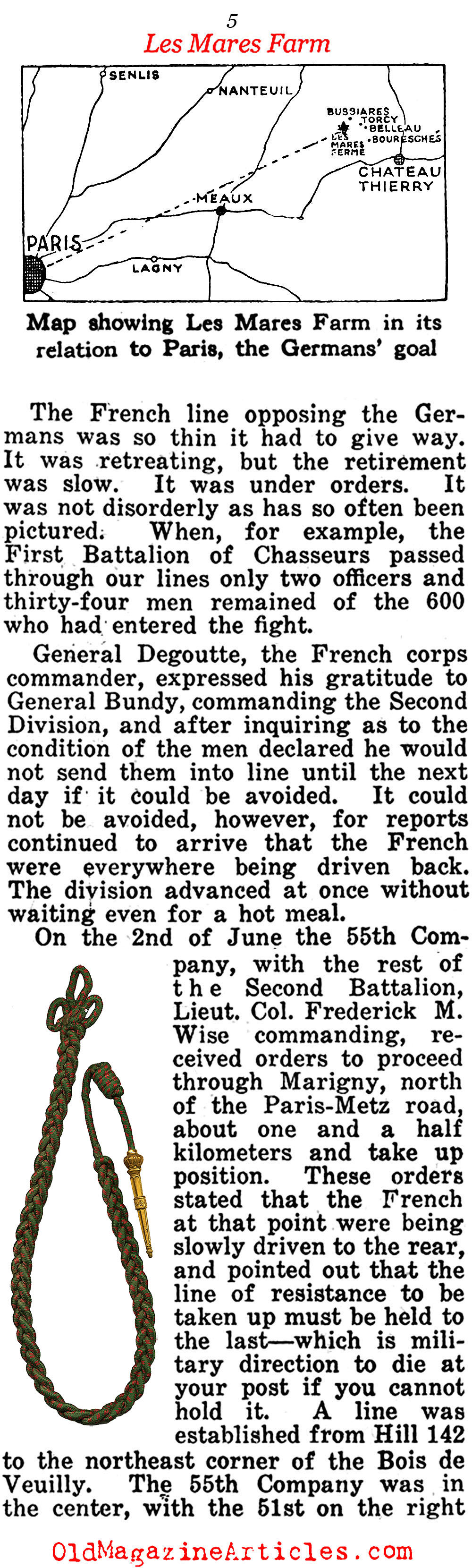 ''RETREAT? HELL!'' (The American Legion Weekly, 1922)