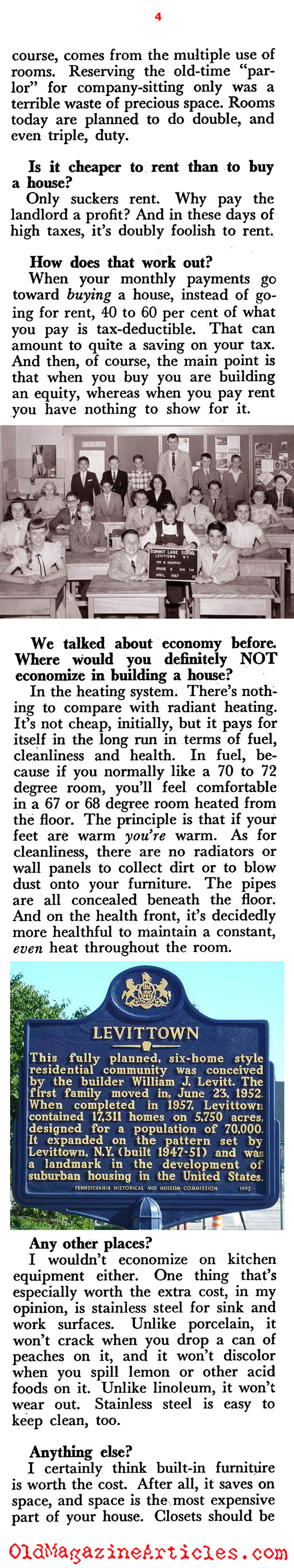 Levittown: The Birth of the Modern Suburb (Pageant Magazine, 1952)