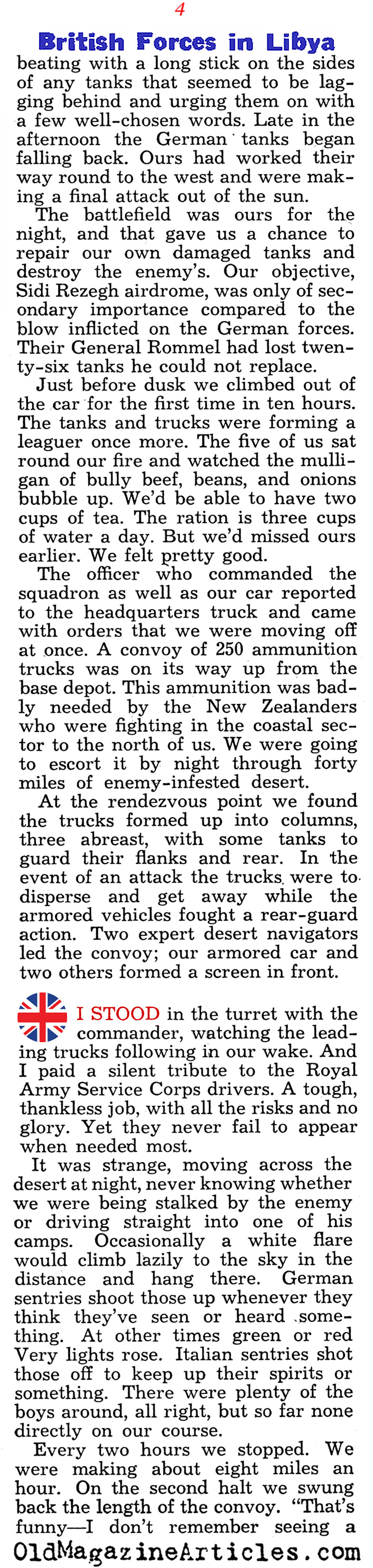 Clash of the Titans in Libya (Liberty Magazine, 1942)