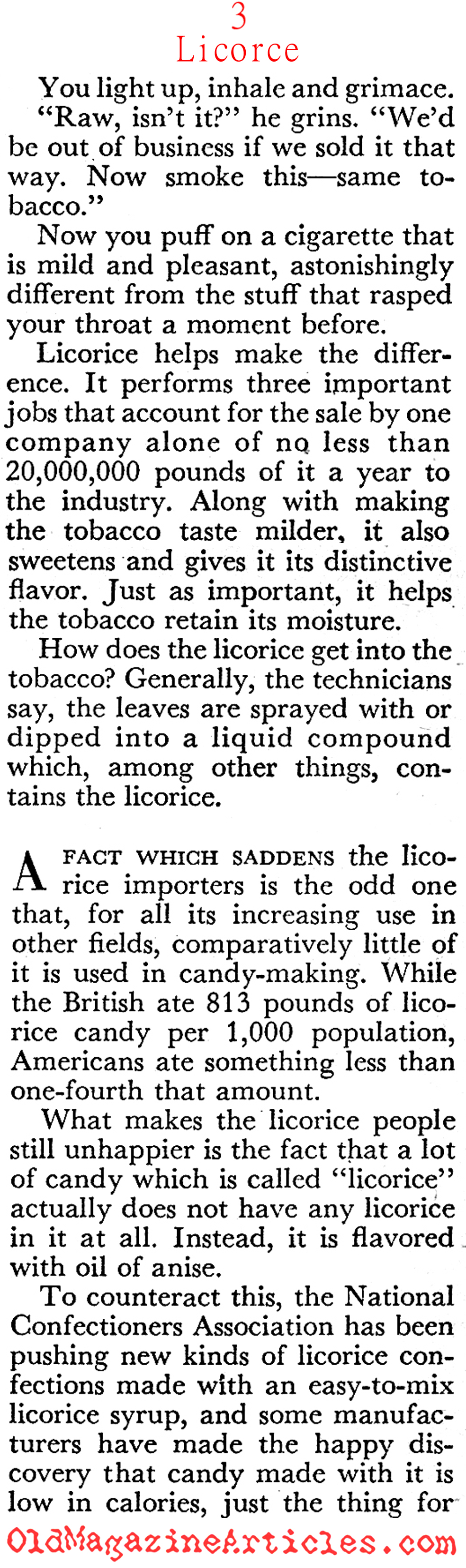 Licorice (Coronet Magazine, 1954)
