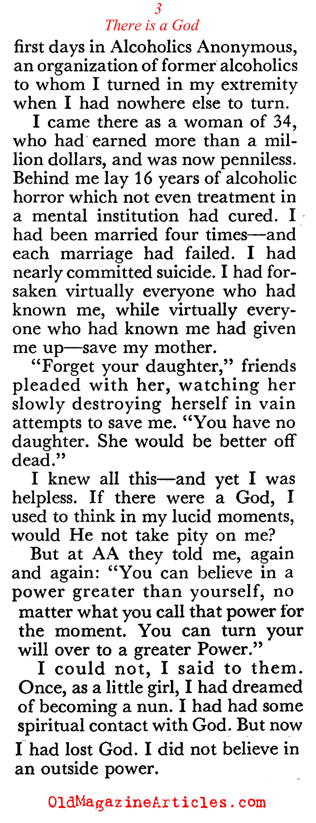 The Conversion of an Atheist (Coronet Magazine, 1955)