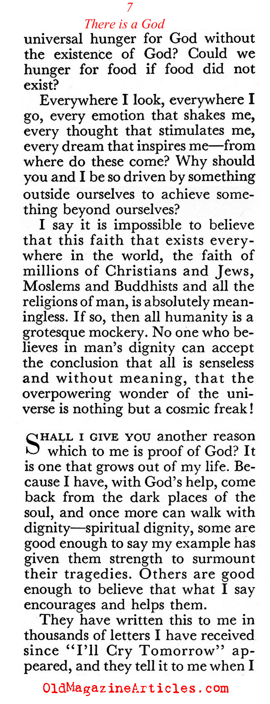 The Conversion of an Atheist (Coronet Magazine, 1955)