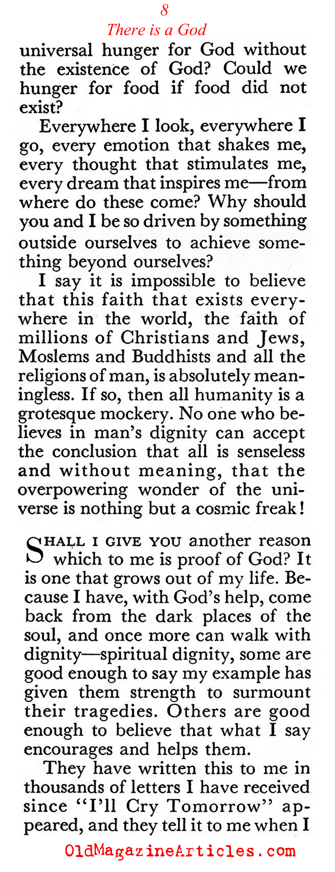 The Conversion of an Atheist (Coronet Magazine, 1955)