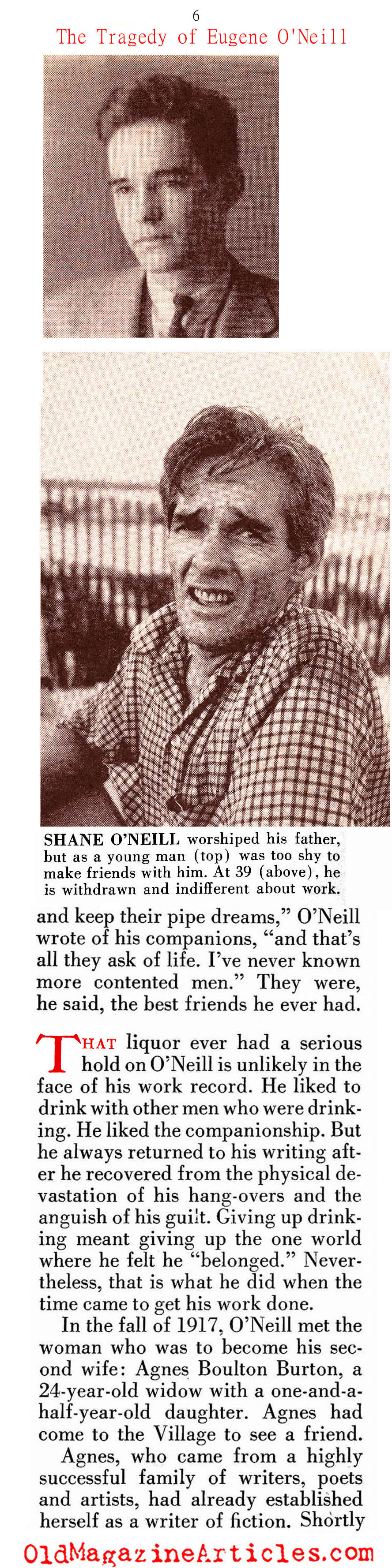 The Tragedy of Eugene O'Neill (Look Magazine, 1959)