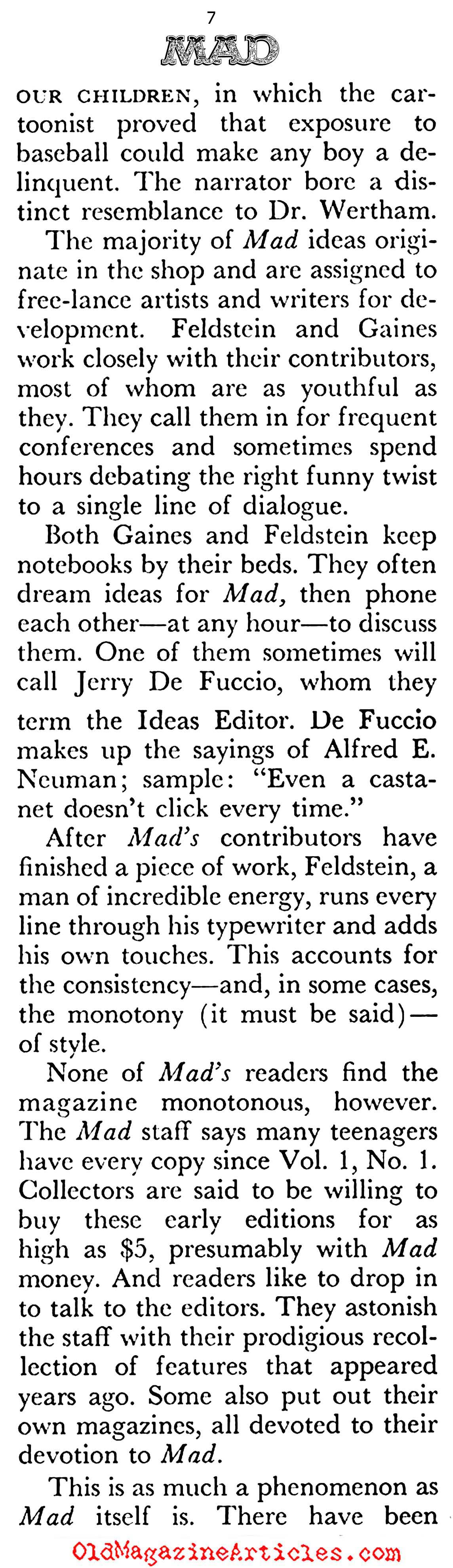 <em>Mad</em> Magazine (Coronet Magazine, 1960)