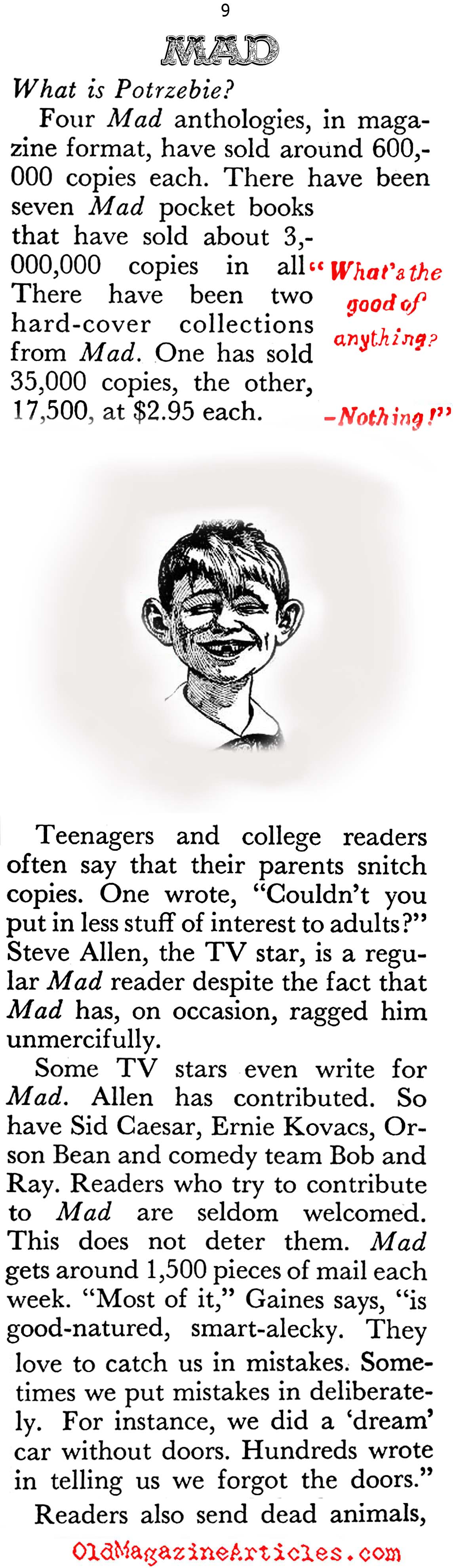 <em>Mad</em> Magazine (Coronet Magazine, 1960)