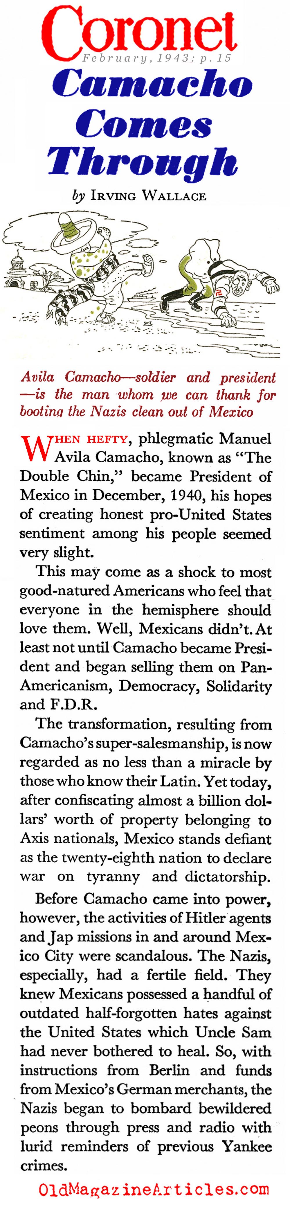 Mexico: American Ally (Coronet Magazine, 1943)