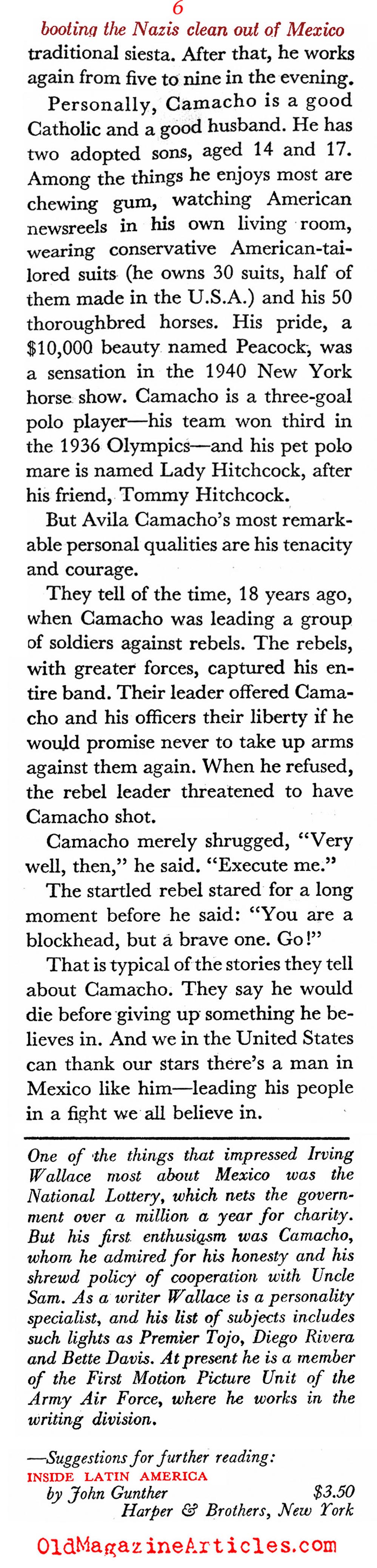 Mexico: American Ally (Coronet Magazine, 1943)