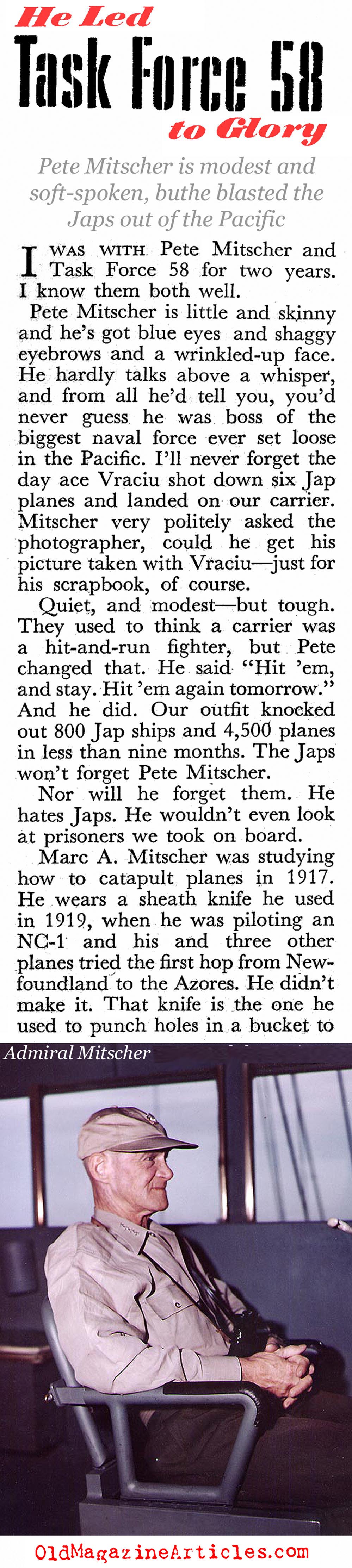 Admiral Mitscher, U.S.N. (Coronet Magazine, 1945)