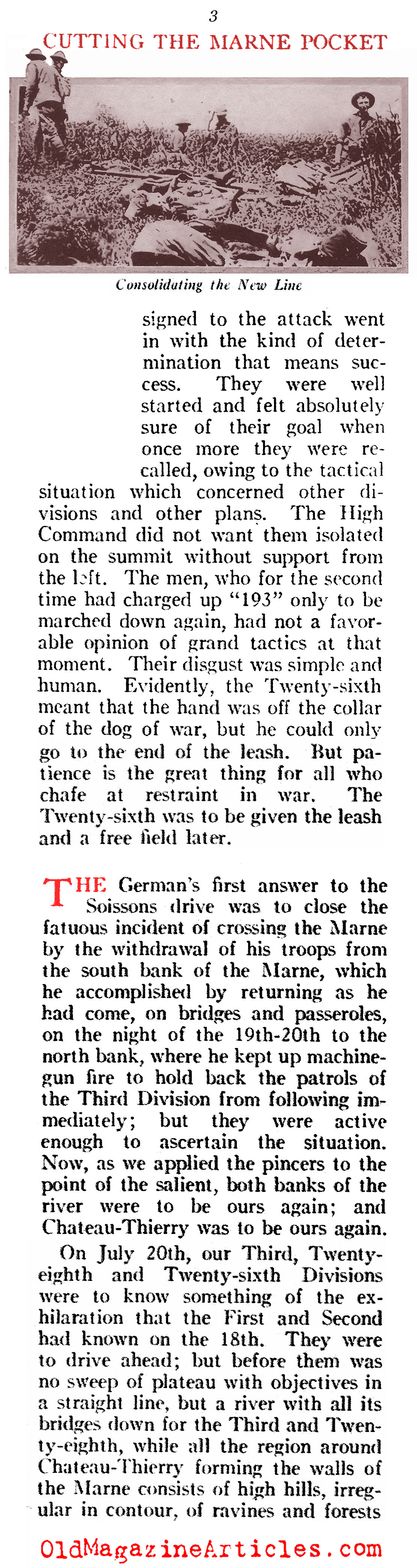 The Summer of 1918, pt. II (American Legion Weekly, 1919)