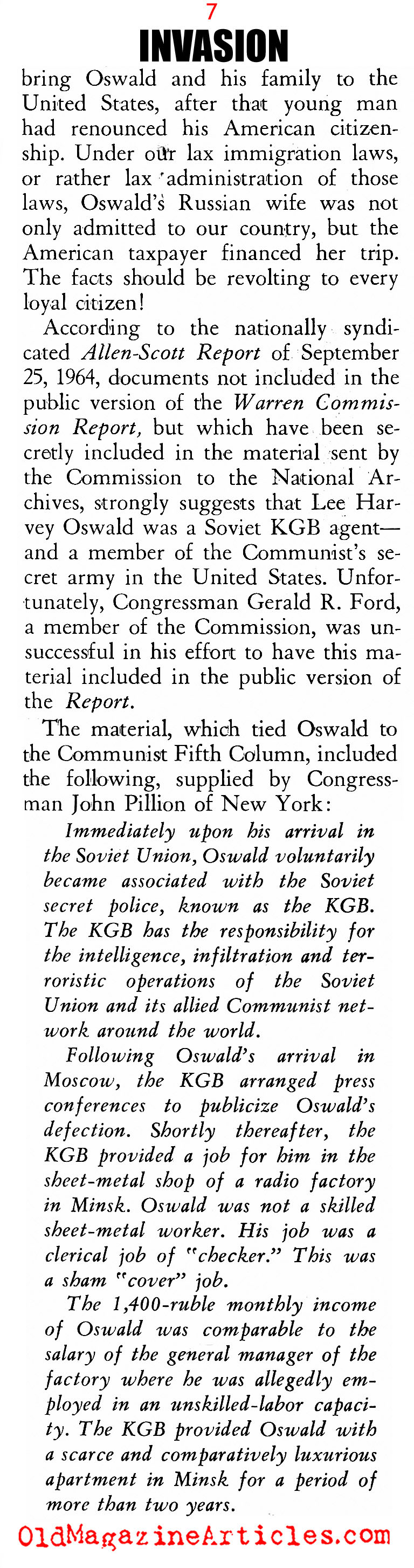 Russia's Fifth Column in America (American Opinion, 1964)