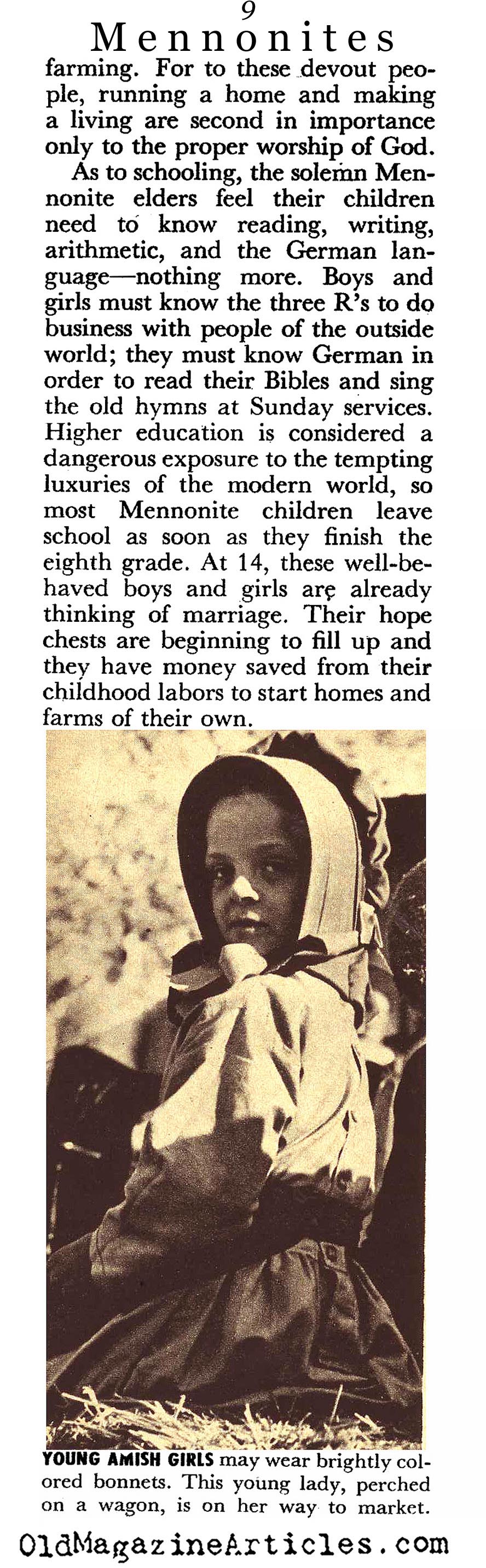 The Amish (Coronet Magazine, 1947)