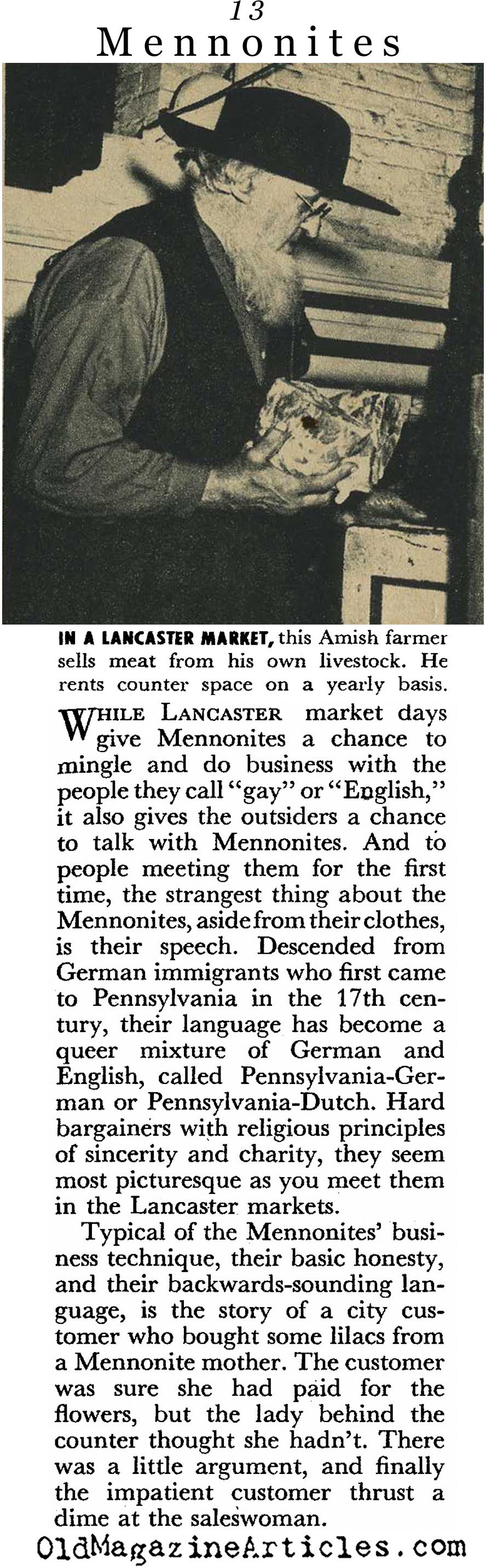 The Amish (Coronet Magazine, 1947)