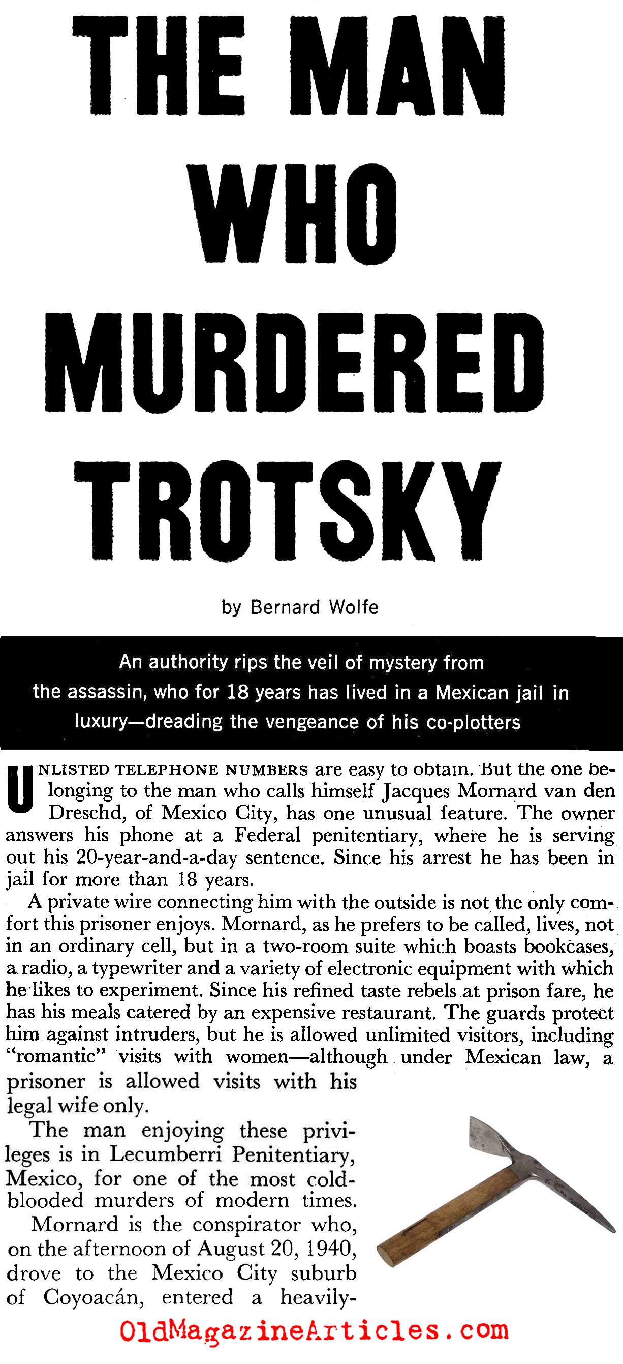 He Murdered Trotsky (Coronet Magazine, 1959)