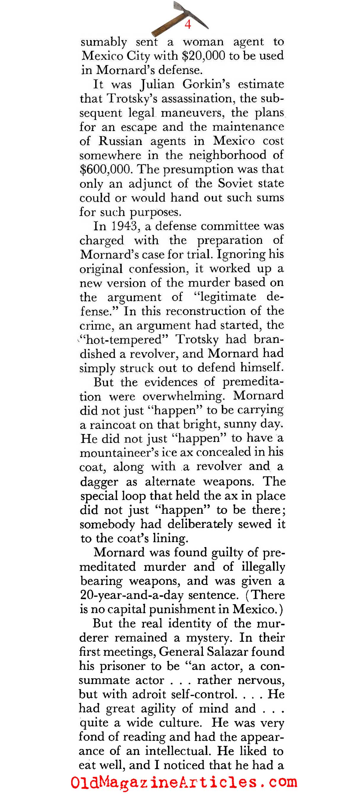 He Murdered Trotsky (Coronet Magazine, 1959)